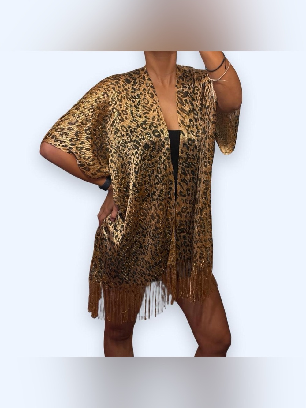 Y2K Animal Print Festival Cardigan!